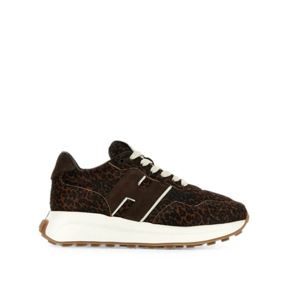 Hogan Women Hogan H641 Pony Effect Leather Sneakers